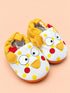 Polka Dot Cartoon Baby Shoes (Yellow)