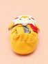Polka Dot Cartoon Baby Shoes (Yellow)