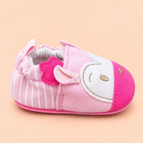 Playful Animal Baby Sneakers (Pink)