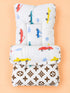 Elegant Monogram Pattern Sleeping Carry Nest (White)