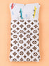 Elegant Monogram Pattern Sleeping Carry Nest (White)