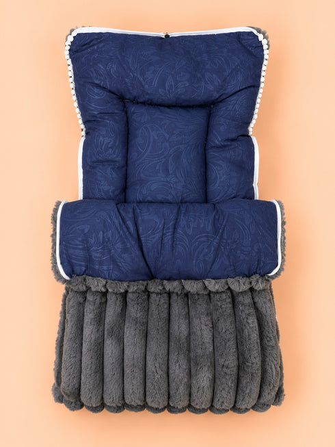 Cozy Fur Baby Sleeping Carry Nest (Charcoal)