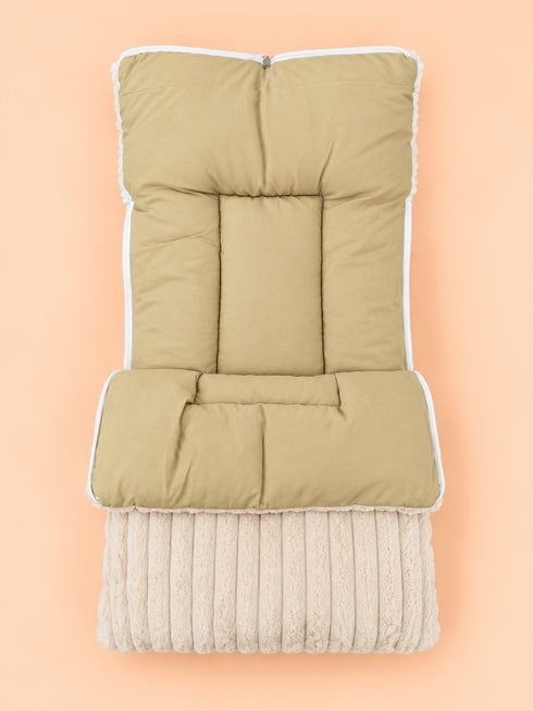Cozy Fur Baby Sleeping Carry Nest (Sand)