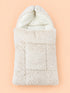 Cozy Baby Plush Textured Sleeping Carry Nest (White)