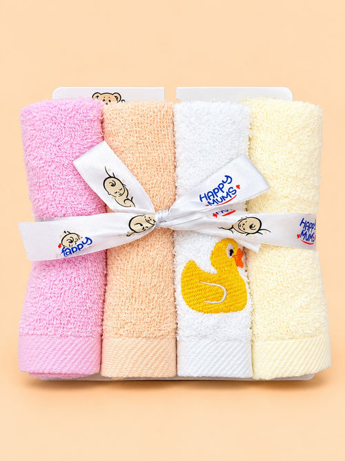 4-Pcs Baby Face Towel Gift Set
