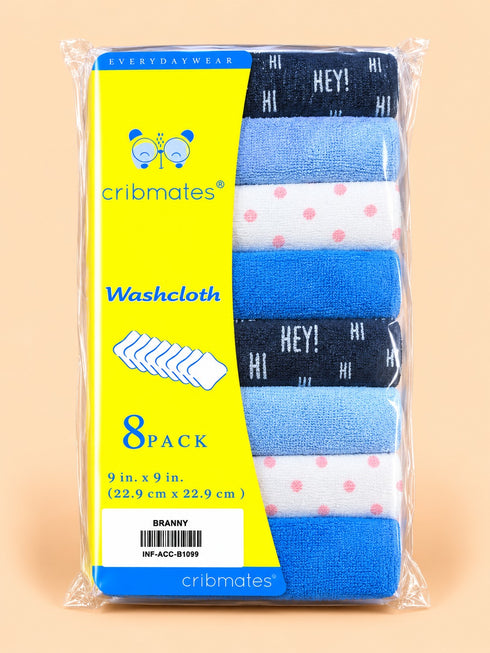 8-Pcs Baby Face Towel Gift Set