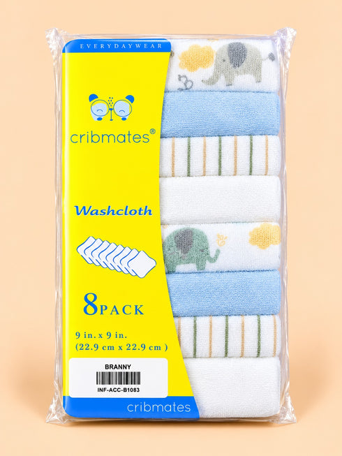 8-Pcs Baby Face Towel Gift Set