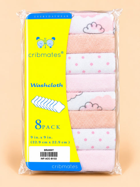 8-Pcs Baby Face Towel Gift Set