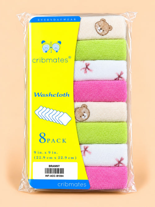 8-Pcs Baby Face Towel Gift Set