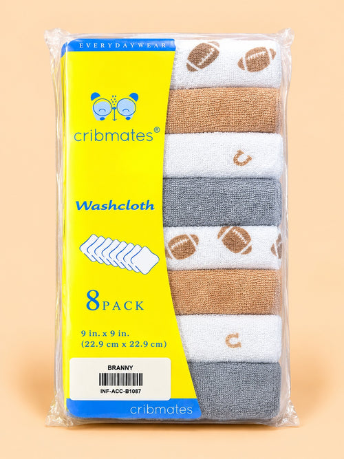 8-Pcs Baby Face Towel Gift Set