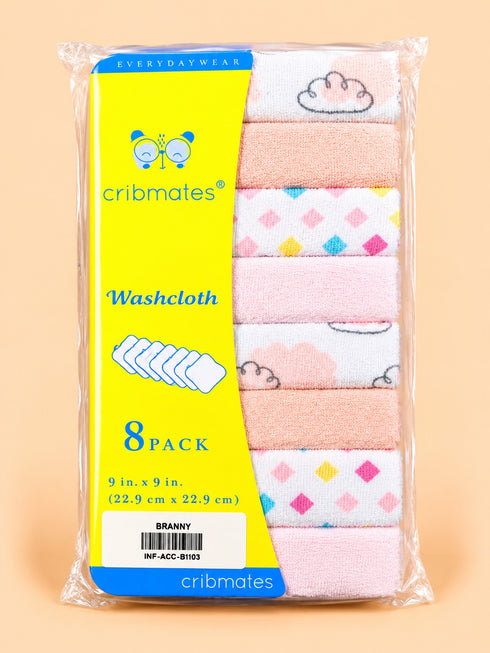 8-Pcs Baby Face Towel Gift Set