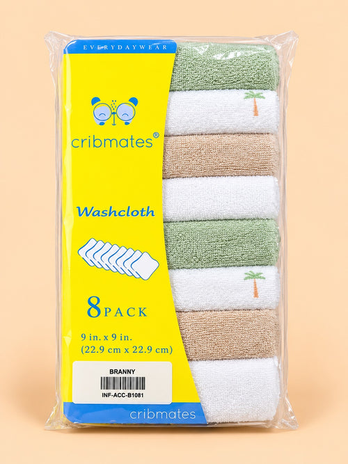 8-Pcs Baby Face Towel Gift Set