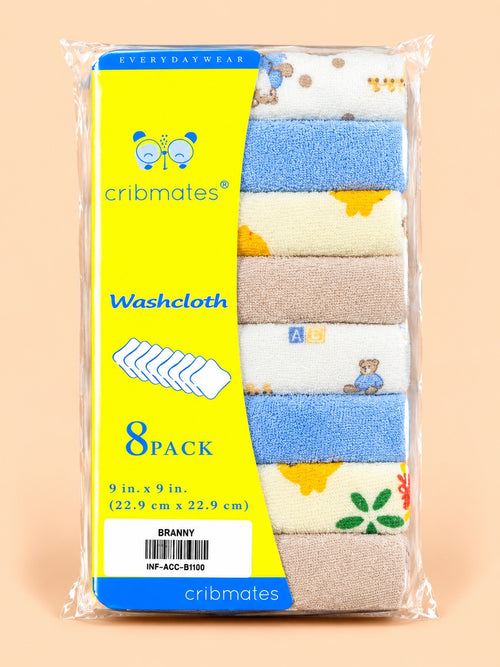 8-Pcs Baby Face Towel Gift Set
