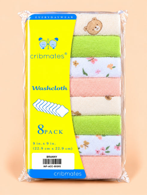 8-Pcs Baby Face Towel Gift Set