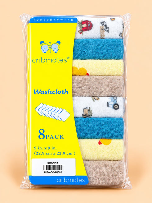 8-Pcs Baby Face Towel Gift Set