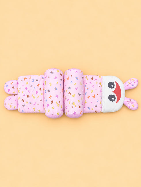 Alphabet Pattern Baby Adjustable Pillow (Pink)