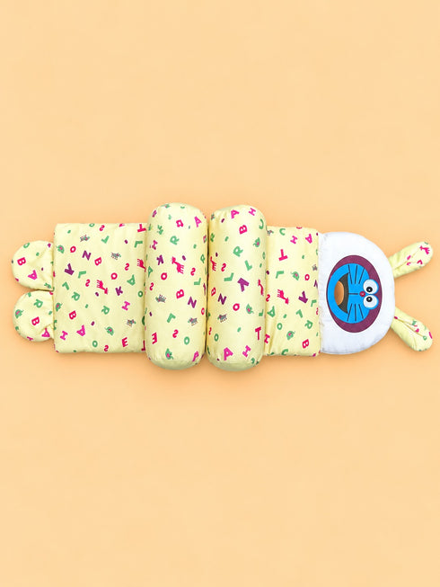 Alphabet Pattern Baby Adjustable Pillow (Yellow)