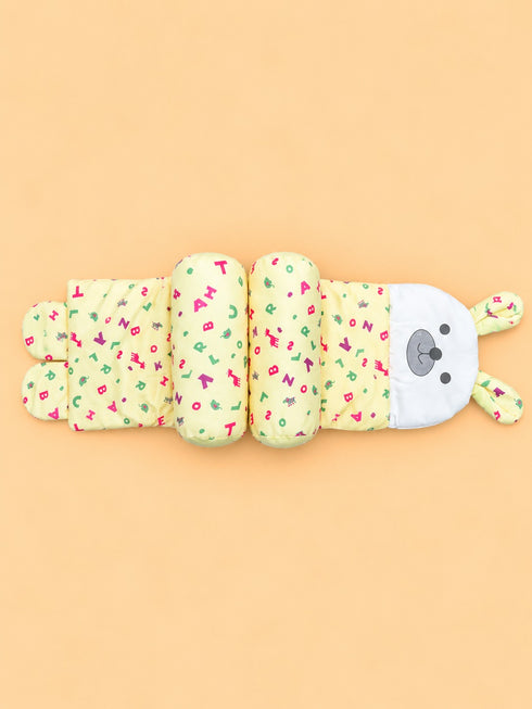 Alphabet Pattern Baby Adjustable Pillow (Yellow)
