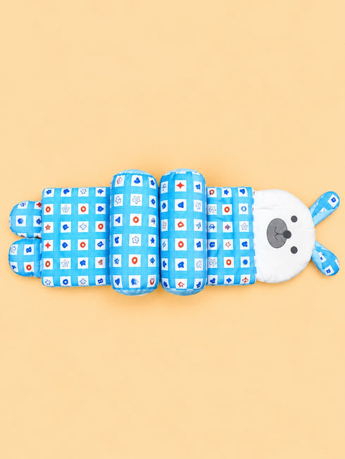 Geometric Checkered Baby Adjustable Pillow