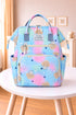Colorful Bear Printed Baby Diaper Bag Backpack