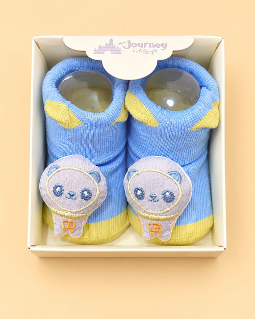 Cute Panda Baby Booties Set