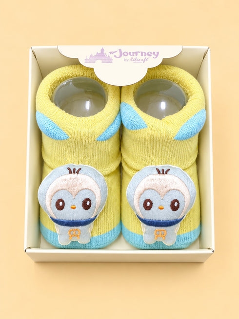 Cute Owl Baby Booties Set