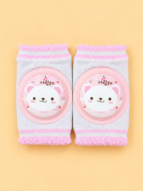 Bear Printed Baby Knee Pads