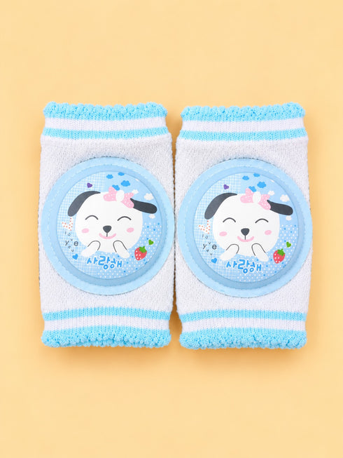 Puppy Printed Baby Knee Pads