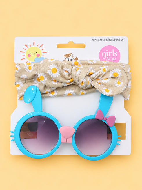 2-Pcs Baby Headband & Glasses Gift Set