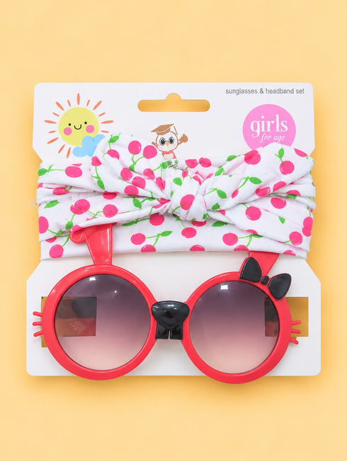 2-Pcs Baby Headband & Glasses Gift Set