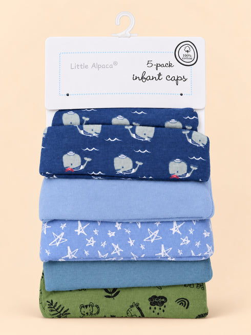 5-Pcs Baby Caps Gift Set