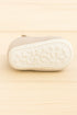 Light Sand & White Baby Sneaker with Velcro Strap