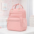 Morgan Quilted Diaper Backpack – Light Pink