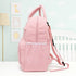 Morgan Quilted Diaper Backpack – Light Pink