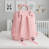 Morgan Quilted Diaper Backpack – Light Pink