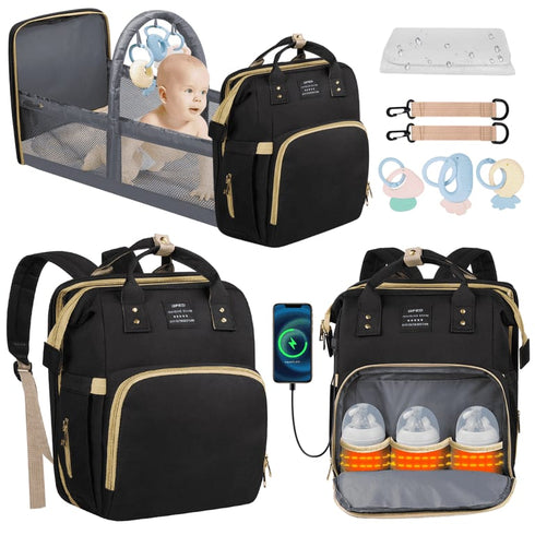 Ultimate Diaper Bag by Living Traveling Share – Black
