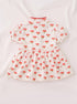 Japanese Style Floral Frock Set (Red)
