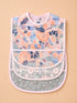 3-Pcs Baby Waterproof Plastic Apron Bibs