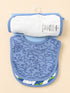 4-Pcs Shark Baby Bibs & Plush Toy Gift Set