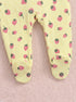 Strawberry Printed Drop Needle Footed Sleepsuit