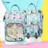 Baby Diaper Bag Waterproof (Light Blue)