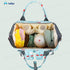 Baby Diaper Bag Waterproof (Light Blue)