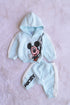 Mickey Mouse Printed Fleece Hooded Set