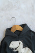 Little Dino Printed Fleece Hooded Set