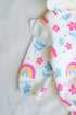Rainbow Meadows Frilled Fleece Hooded Set
