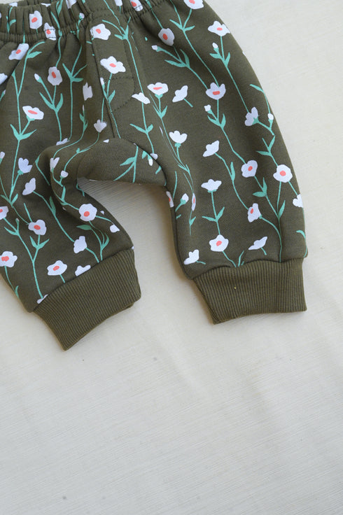 Forest Bloom Fleece Hooded Set