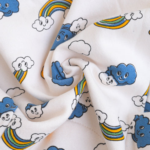 Rainbow Dreams Fleece Footed Sleepsuit