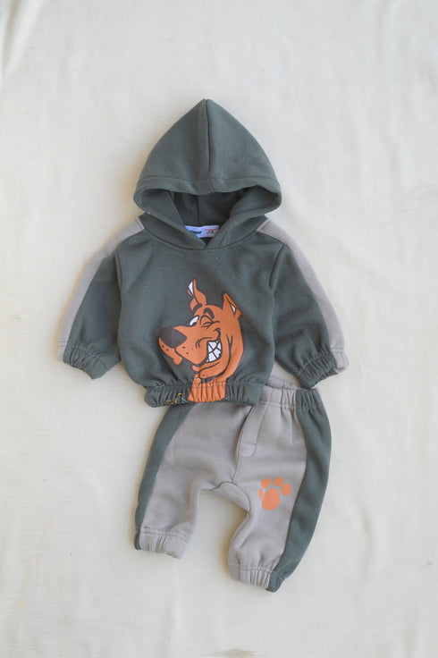 Scooby-Doo Printed Fleece Hooded Set