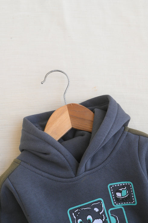 Roller Team Printed Fleece Hooded Set