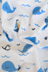 Whale Tales Fleece Footed Sleepsuit
